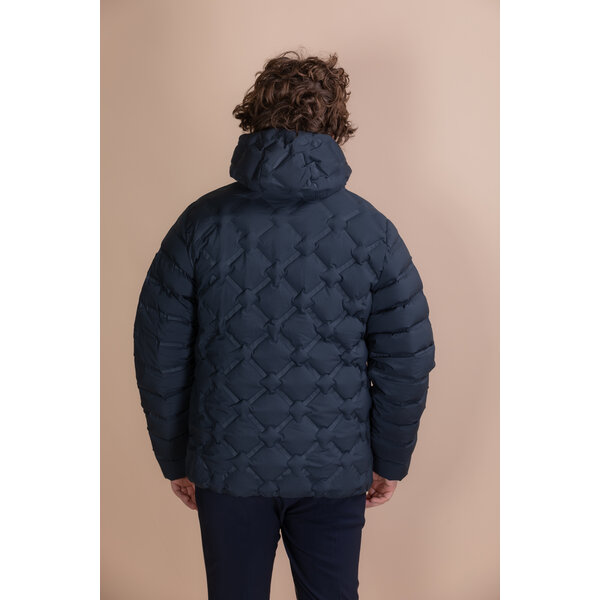 Equiline Men's Down Jacket Curroc Navy