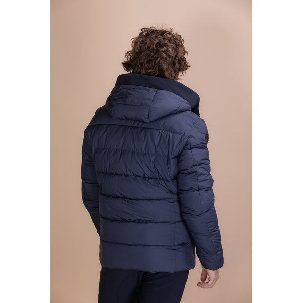 Cavalleria Toscana Quilted Nylon Hooded Puffer Fleece 7901