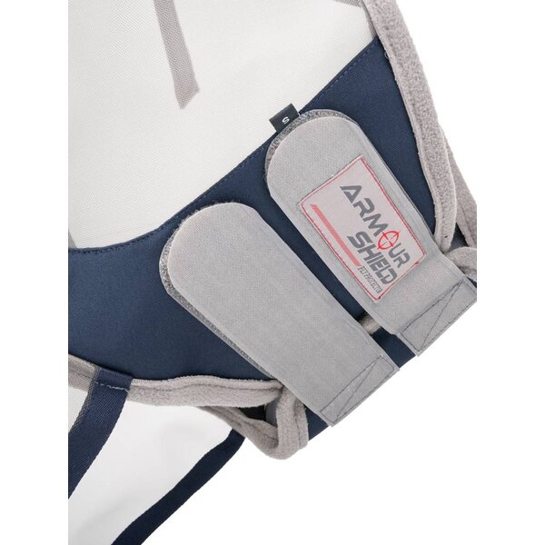 LeMieux Amour Shield Pro Fly Mask- Full Nose & Ears Navy/Gray