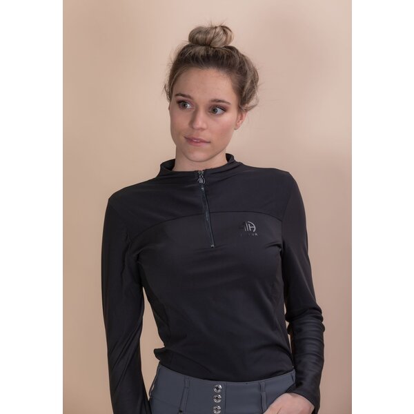 Pikeur Function Zip Shirt Athleisure Black