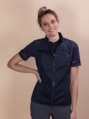 Softshell Waistcoat Athleisure Nightblue