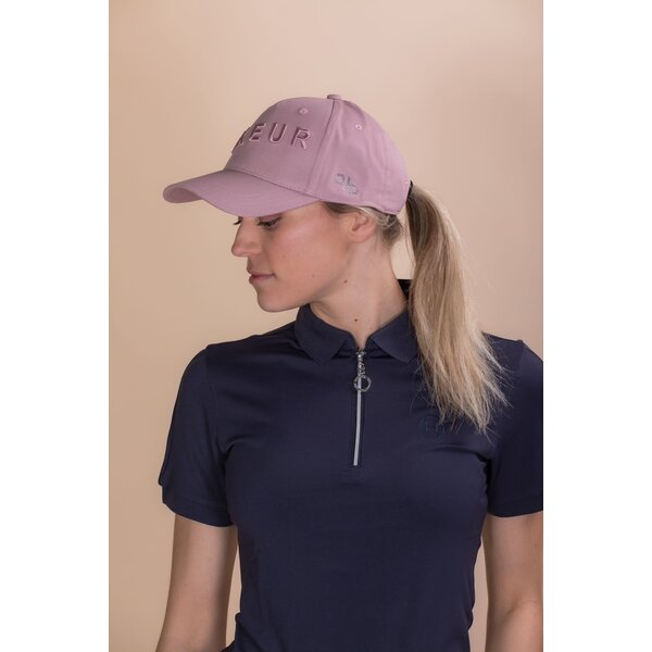 Pikeur Embroidered Cap Pale Mauve