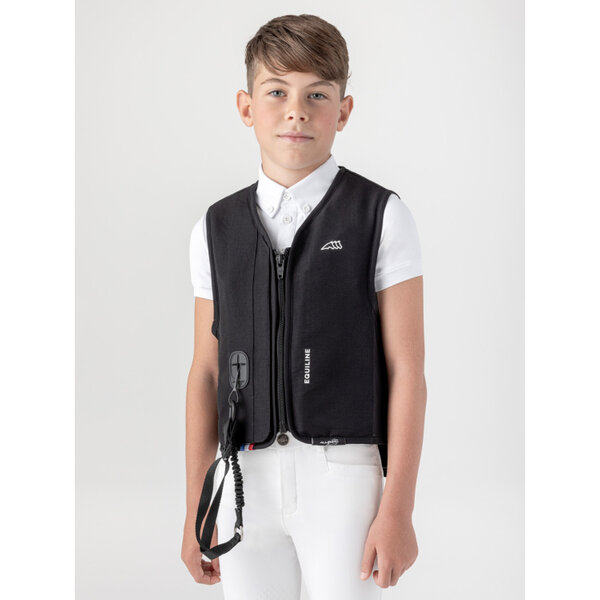 Equiline Equiline Kid Horse Airbag Riding Vest Black