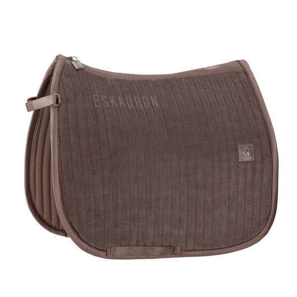 Eskadron Eskadron Saddle Pad Cord Emblem Classic Sports Dressage Smoke Taupe Full