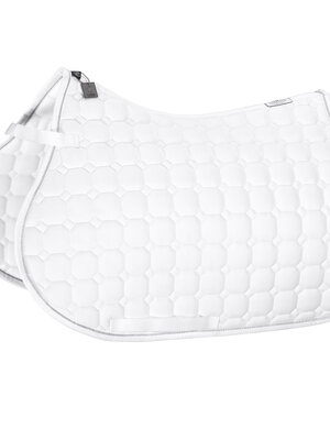 Saddle Pad Cotton Classic Sports Jumping White Full