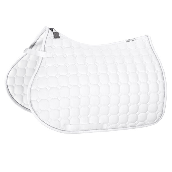 Eskadron Saddle Pad Cotton Classic Sports Jumping White Full