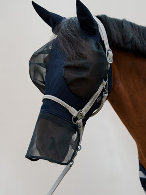 Fly Mask Air Mesh Pro Detach Classic Sports Navy