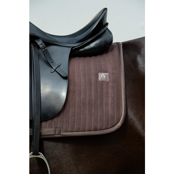 Eskadron Eskadron Saddle Pad Cord Emblem Classic Sports Dressage Smoke Taupe Full