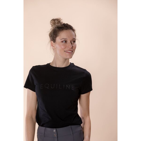 Equiline Women's T-Shirt Gusbig Black