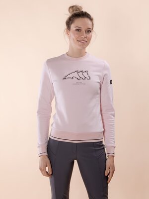 Women's Roundneck Sweatshirt Gufeg Pale Lilac