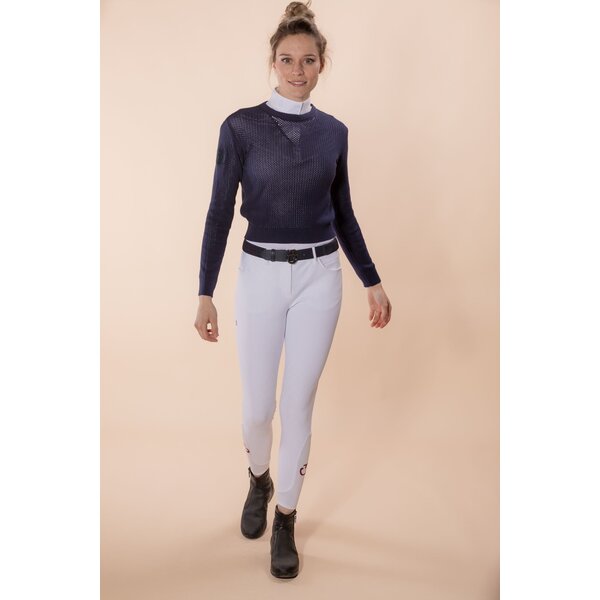 Cavalleria Toscana Cotton Knit Crew Neck Sweater 7901