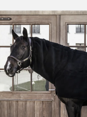 Heavy Fleece Horse Scarf Black