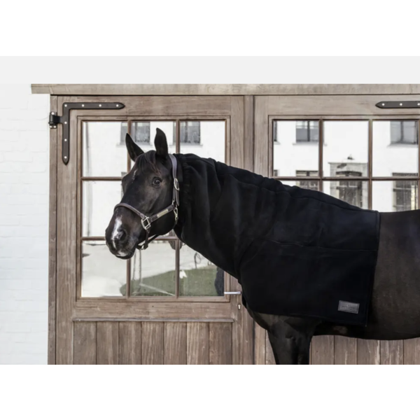 Kentucky Heavy Fleece Horse Scarf Black