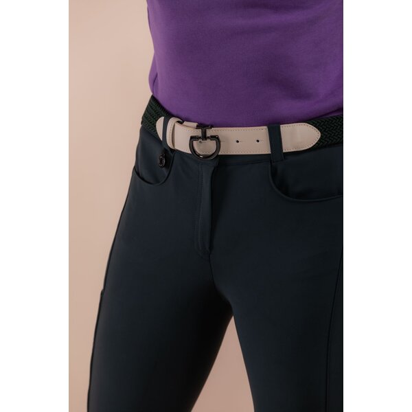 Cavalleria Toscana Women's Elastic Belt CT Clasp 5P1C