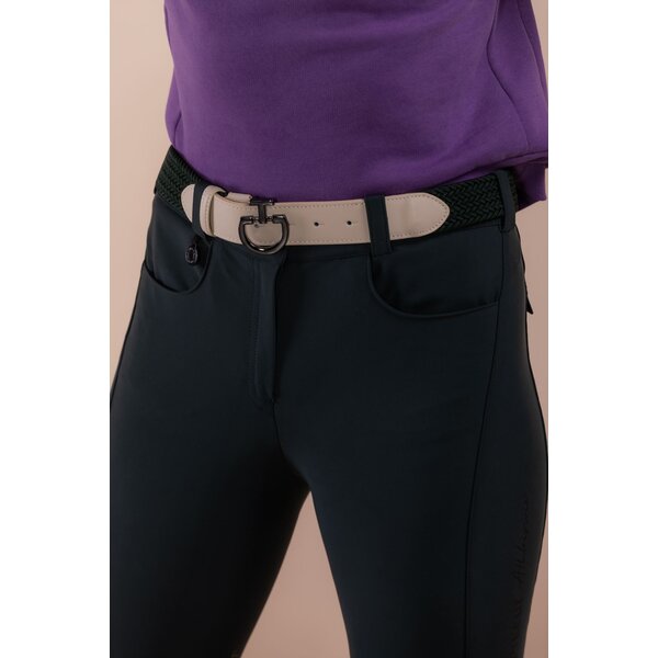 Cavalleria Toscana Women's Elastic Belt CT Clasp 5P1C