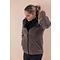 Trolle Techno Pile Padded Sherpa with Hood Navy/Taupe