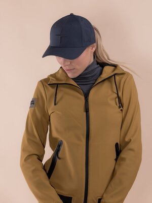 Star Logo Perforated Nylon Cap Navy