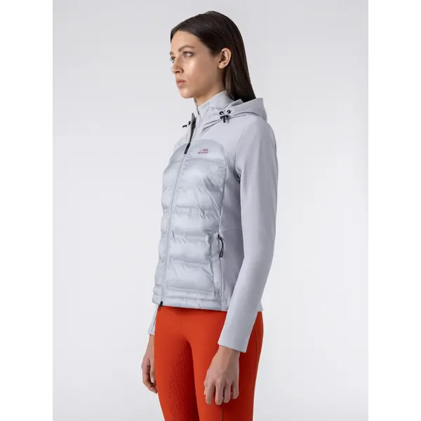 Equiline Quilted Nylon-Tech Fabric Jacket Egrige Artic Ice