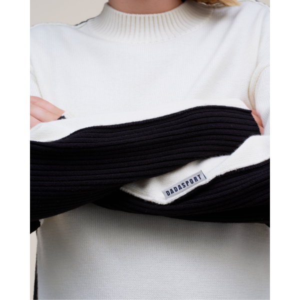 DADA DADA Jiminy Knitted Sweater Noir & Craie