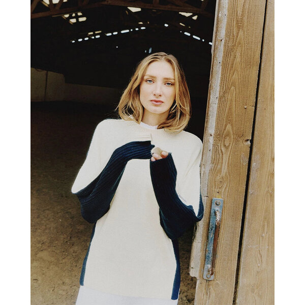 DADA DADA Jiminy Knitted Sweater Noir & Craie