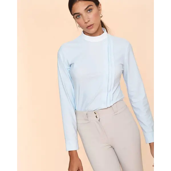 DADA DADA Carlotta Long Sleeve Competition Shirt Sky Blue