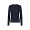 Trolle Cashmere Wool Logo Crew Sweater Navy