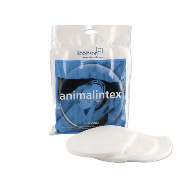 Sectolin Animalintex Hoof Shaped Poultice Dressing 3pc