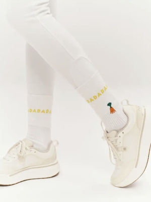 Molsy Socks White/Yellow