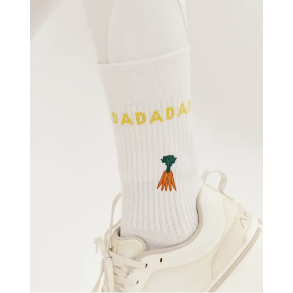 DADA Molsy Socks White/Yellow