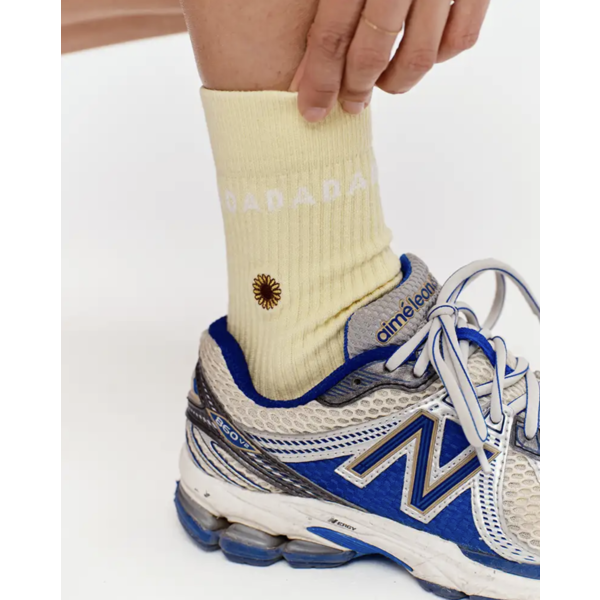 DADA Molsy Socks White/Yellow