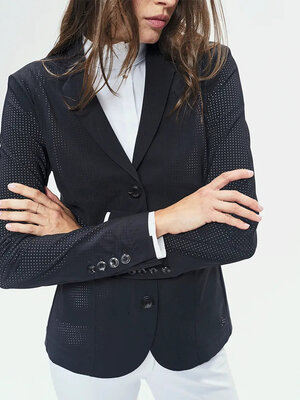 Cadence Micro Perforated Competition Jacket Black