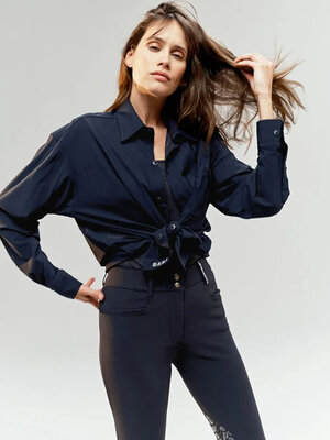 Olga Technical Riding Shirt Black
