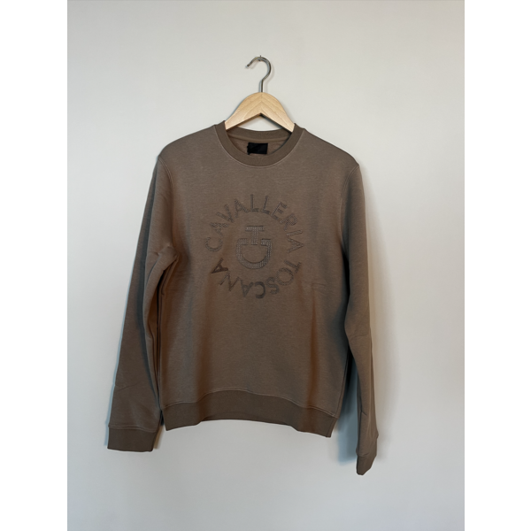 Cavalleria Toscana Orbit Crew Neck Cotton Sweatshirt 4H00