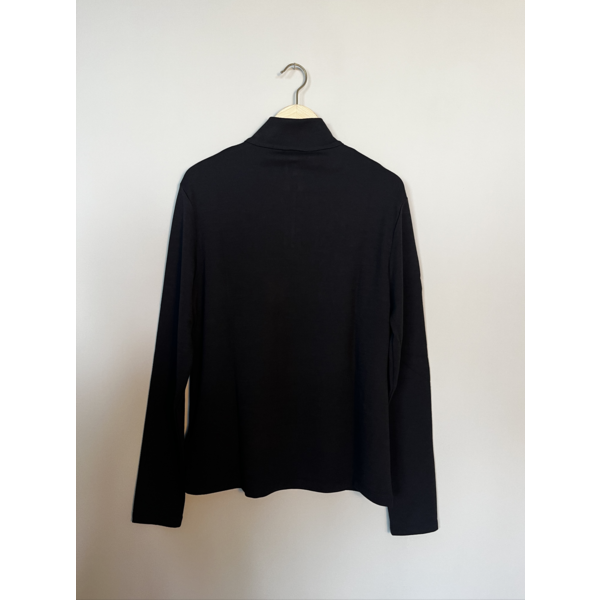 Cavalleria Toscana Tech Wool Half Zip Training L/S Turtleneck 9999