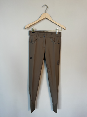 Ceelina Breeches Full Grip Winter High Waist Slate Brown