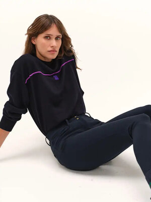 Merlin Riding Sweater Marine