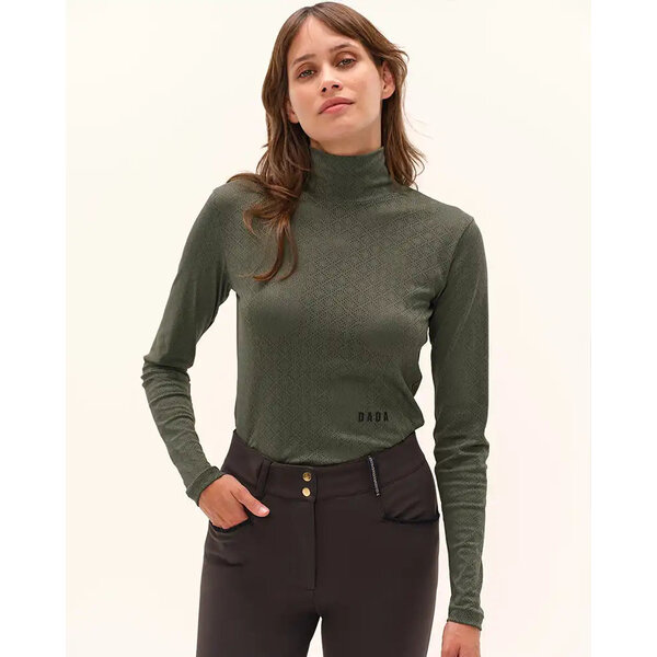 DADA Calder L/S Riding T-Shirt Vert Anglais