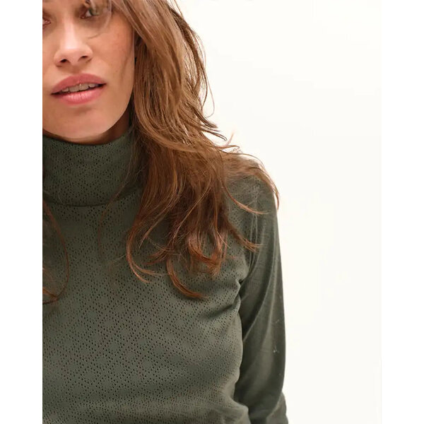 DADA Calder L/S Riding T-Shirt Vert Anglais