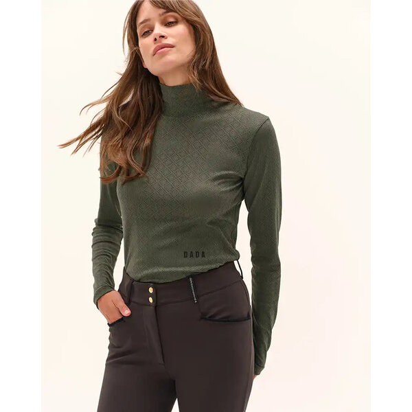 DADA Calder L/S Riding T-Shirt Vert Anglais