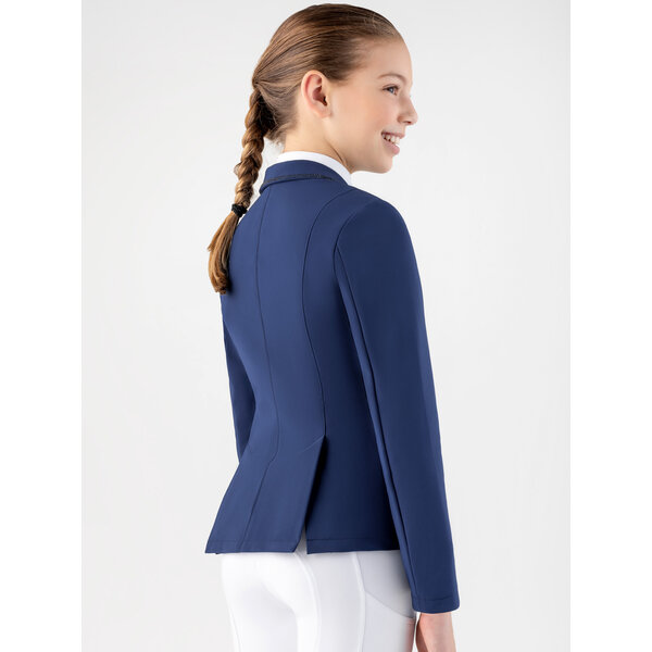 Equiline Junior Competition Jacket Ciac Navy Peony