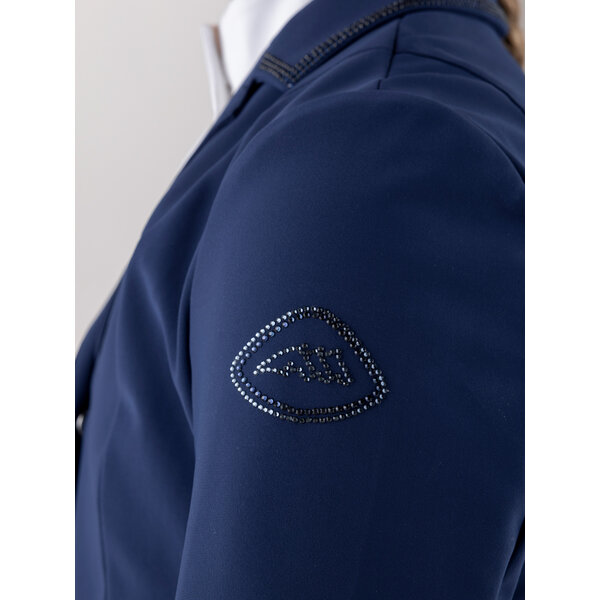 Equiline Junior Competition Jacket Ciac Navy Peony