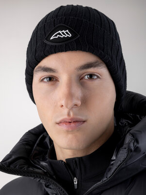 Hat With Rubber Patch Clana Black