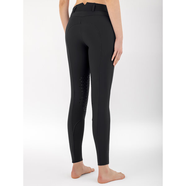Equiline Women's Knee Grip Breeches High Waist Adellekh Black