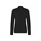 Trolle New Center Line L/S Polo Mesh Black