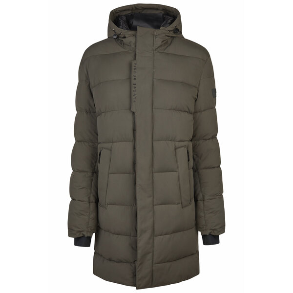 Pikeur Men's Quilted Coat Sports Deep Khaki