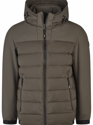 Men's Hybrid Jacket Sports Deep Khaki