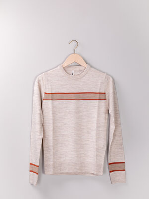 Wool Blend Crew Neck Sweater 1D00
