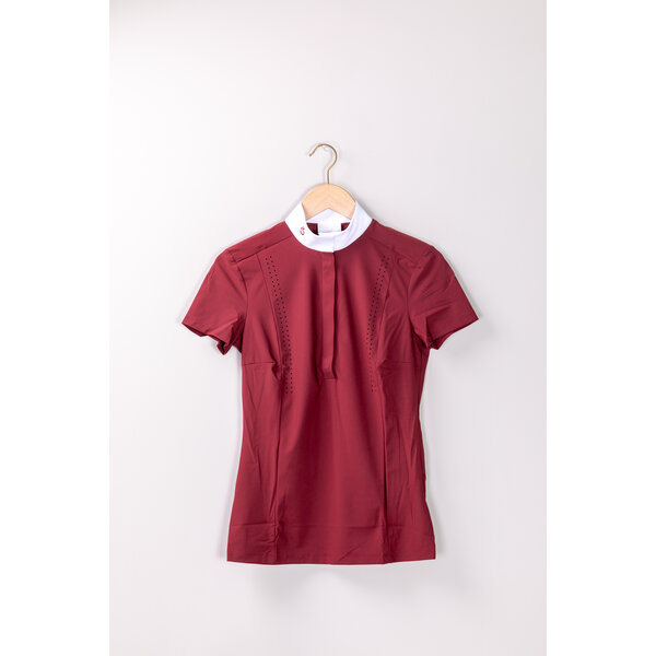 Cavalleria Toscana S/S Perforated Jersey Competition Shirt 3700