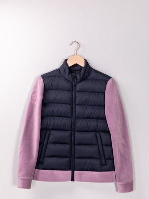 Hybrid Puffer Tech Fleece Jacket 992K