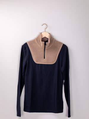 L/S Warm Jersey With Fleece Insert Training Polo 994H